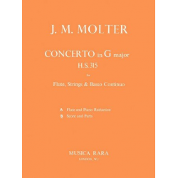 Konzert G-Dur für Flöte, Streicher -Johann Melchior Molter
