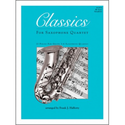 Classics For Saxophone Quartet - Bb Tenor Saxophone -Diverse / Arr.Frank Halferty