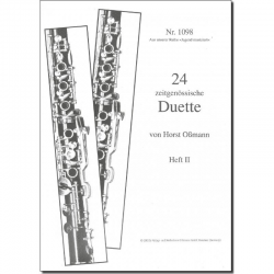 24 zeitgenössische Duette Band 2 - -Horst Ossmann