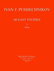 60 easy Studies for Oboe -E. A. Pushechnikov
