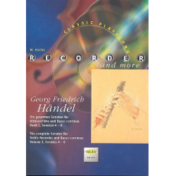 Die gesamten Sonaten - Band 2  Sonaten 4-6 -Georg Friedrich Händel (George Frederic Handel)