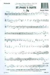 St.Paul'S Suite Cello Orchestral Part -Gustav Holst