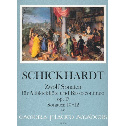 12 Sonaten Band 4 (Nr.10-12) - -Johann Christian Schickhardt