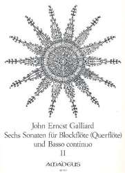 6 Sonaten Band 2 (Nr.4-6) - -Johann Ernst Galliard