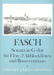 Sonata G-Dur - für Flöte, -Johann Friedrich Fasch