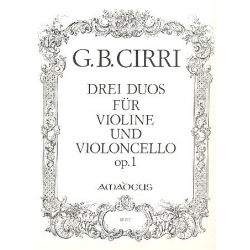 3 Duos op.1 - für Violine -Giovanni Battista Cirri