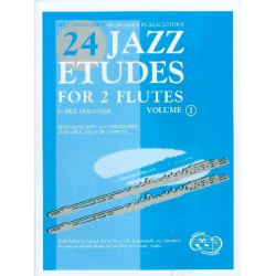 24 Jazz Etudes vol.1 (+CD) -Bill Holcombe