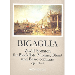 12 Sonaten op.1 Band 1 (Nr.1-4) - -Diogenio Bigaglia