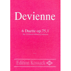 6 Duette op.75,1 für 2 Flöten -Francois Devienne / Arr.Wolfgang Kossack
