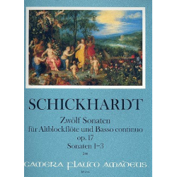 12 Sonaten op.17 Band 1 (Nr.1-3) - -Johann Christian Schickhardt