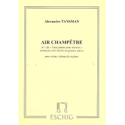 Air Champetre : pour violon, violoncelle -Alexandre Tansman