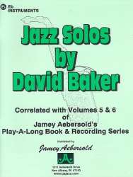 Jazz Solos : for Eb Instruments -David Baker