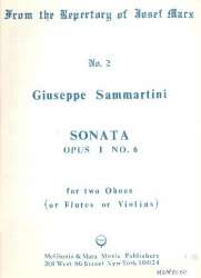 Sonata Opus 1 No.6 -Giuseppe Sammartini