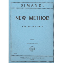 New Method vol.1 : for string bass -Franz Simandl
