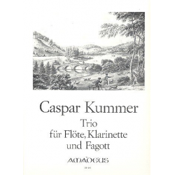 Trio - für Flöte, Klarinette und Fagott -Caspar Kummer