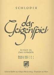 Das Geigenspiel Band 1 Teil 2 -Josef Schloder
