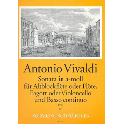 Sonate a-Moll RV86 - für Altblockflöte (Flöte), -Antonio Vivaldi