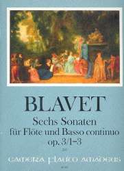 6 Sonaten - für Flöte und Bc -Michel Blavet