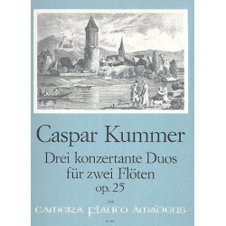 3 konzertante Duos op.25 - -Caspar Kummer