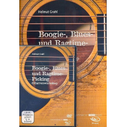 Boogie-, Blues und Ragtime-Picking (+DVD) - -Helmut Grahl