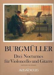 3 Nocturnes - für Violoncello und Gitarre -Friedrich Burgmüller