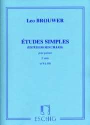 Etudes simples vol.2 (nos.6-10) : -Leo Brouwer