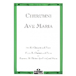 Ave Maria : for 2 clarinets -Luigi Cherubini