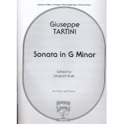 Sonata g minor : for violin and piano -Giuseppe Tartini