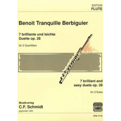 7 brilliante und leichte Duette op.28 : -Benoit Tranquille Berbiguier