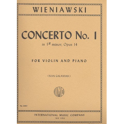 Concerto f minor op.14 no.1 : -Henryk Wieniawsky