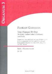 Triosonate D-Dur für Flöte, Violine und Viola -Florian Leopold Gassmann