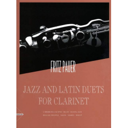 Jazz and Latin Duets - for clarinet -Fritz Pauer