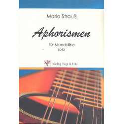 Aphorismen : für Mandoline -Marlo Strauß