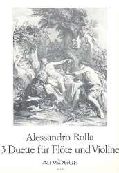 3 Duette für Flöte und Violine -Alessandro Rolla