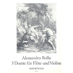 3 Duette für Flöte und Violine -Alessandro Rolla