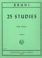 25 Studies : for viola solo -Antonio Bartolomeo Bruni