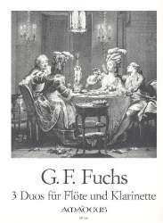 3 Duos op.19 - für Flöte und Klarinette -Georg Friedrich Fuchs