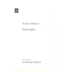 Webern, Anton : Passacaglia op. 1 -Anton von Webern