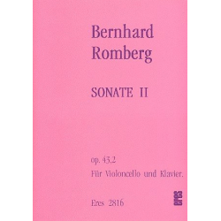 Sonate C-Dur op.43,2 - für Violincello -Bernhard Romberg