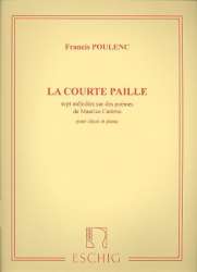 La courte paille : -Francis Poulenc