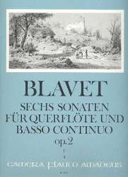 6 Sonaten op.2 Band 1 (Nr.1-3) - -Michel Blavet