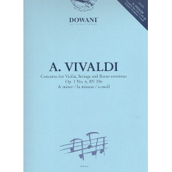 Concerto op.3,6 RV356 (+CD) : -Antonio Vivaldi