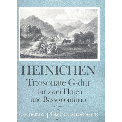 Triosonate G-Dur - für 2 Flöten -Johann David Heinichen
