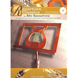 Repertoire Classics (+MP3-CD) for alto saxophone and piano -Diverse / Arr.Lee Patrick
