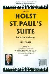 St.Pauls Suite Score Orchestral Score -Gustav Holst