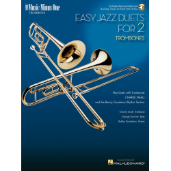 Easy Jazz Duets for 2 Trombones and Rhythm Section -Music Minus One