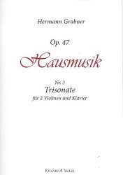 Sonate op.47,3 für 2 Violinen und Klavier -Hermann Grabner