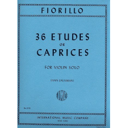 36 Sudies or Capriccios : for violin - Fedorico Fiorillo