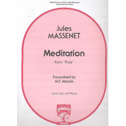 Meditation from Thais : for -Jules Massenet