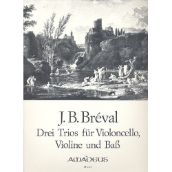 3 Trios op.39 - für Violoncello -Jean Baptiste Breval